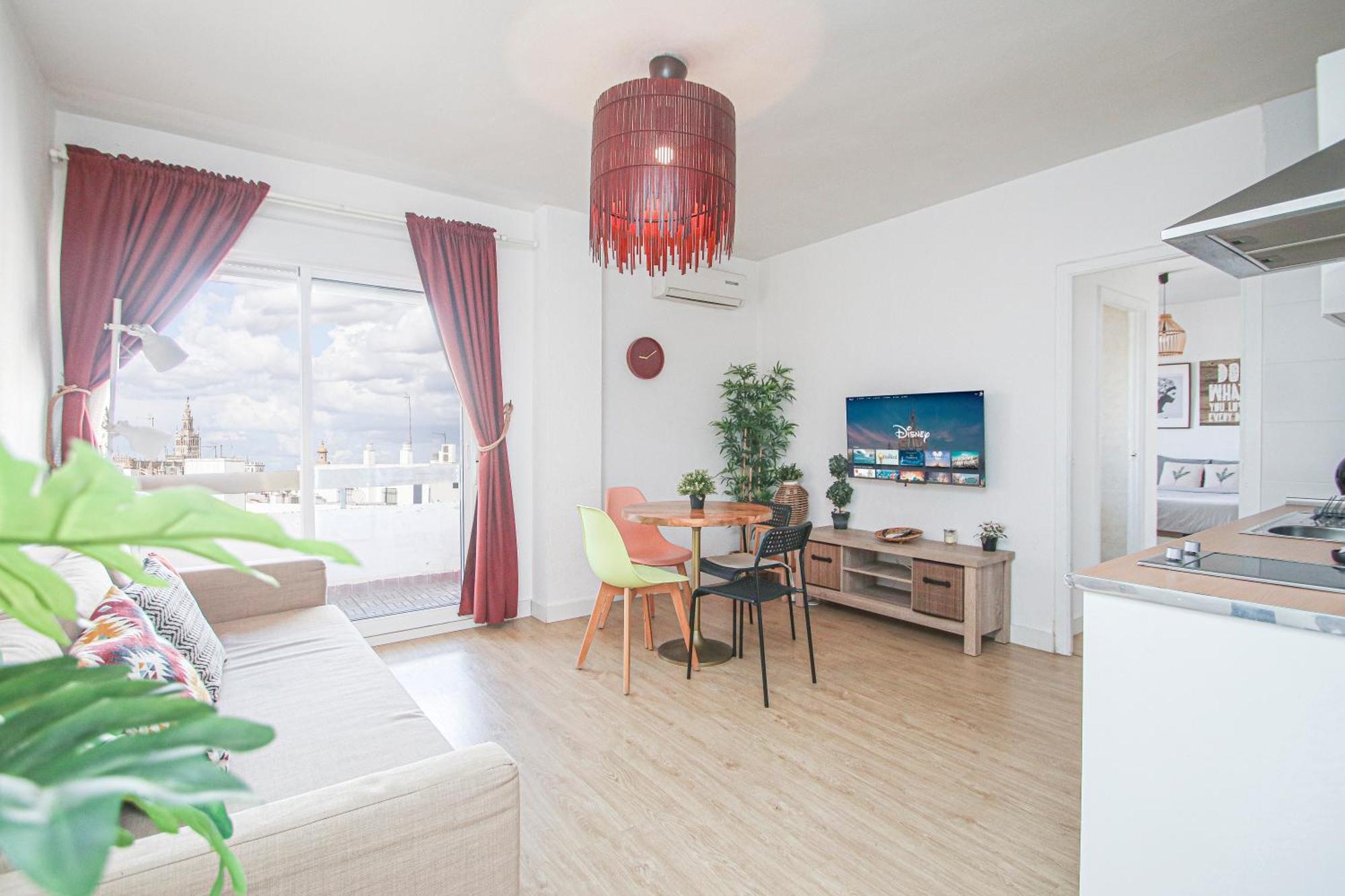Stunning Apt W Views To Giralda - 15 Minutes Walk Sevilla Eksteriør billede
