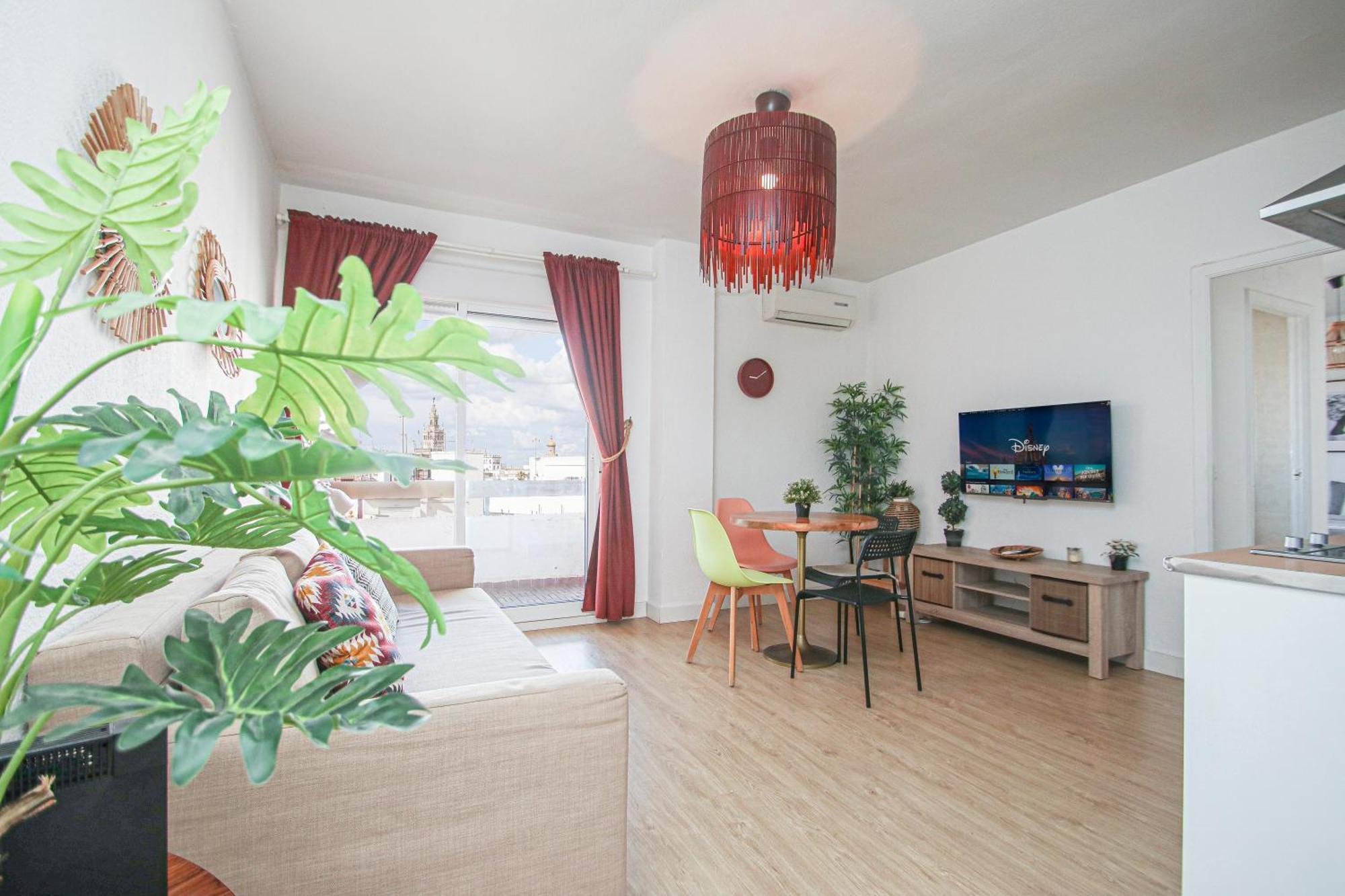 Stunning Apt W Views To Giralda - 15 Minutes Walk Sevilla Eksteriør billede