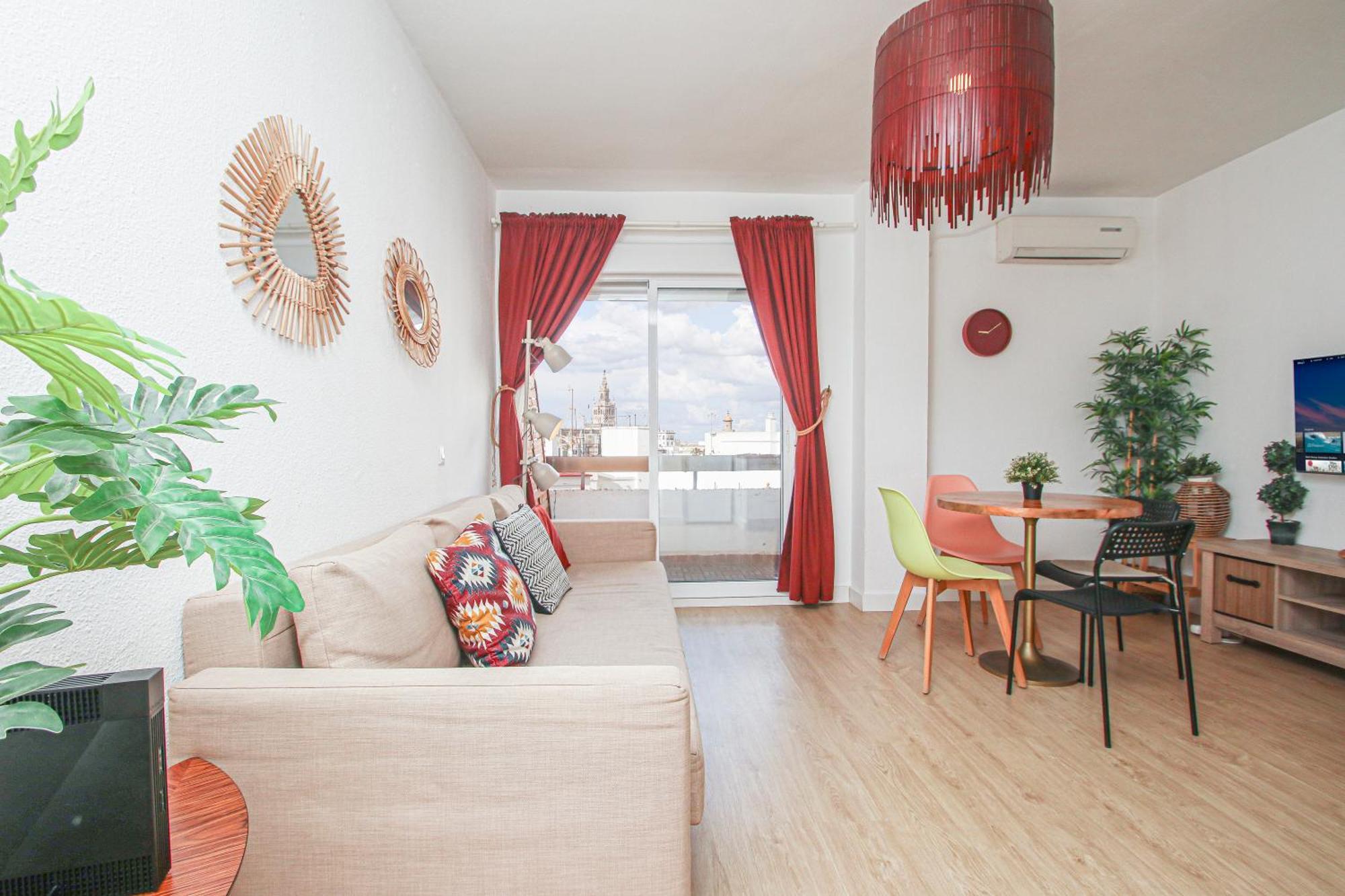Stunning Apt W Views To Giralda - 15 Minutes Walk Sevilla Eksteriør billede